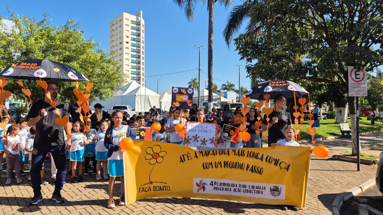 4ª Caminhada Maio Laranja marca ação para proteger crianças e adolescentes contra abusos 