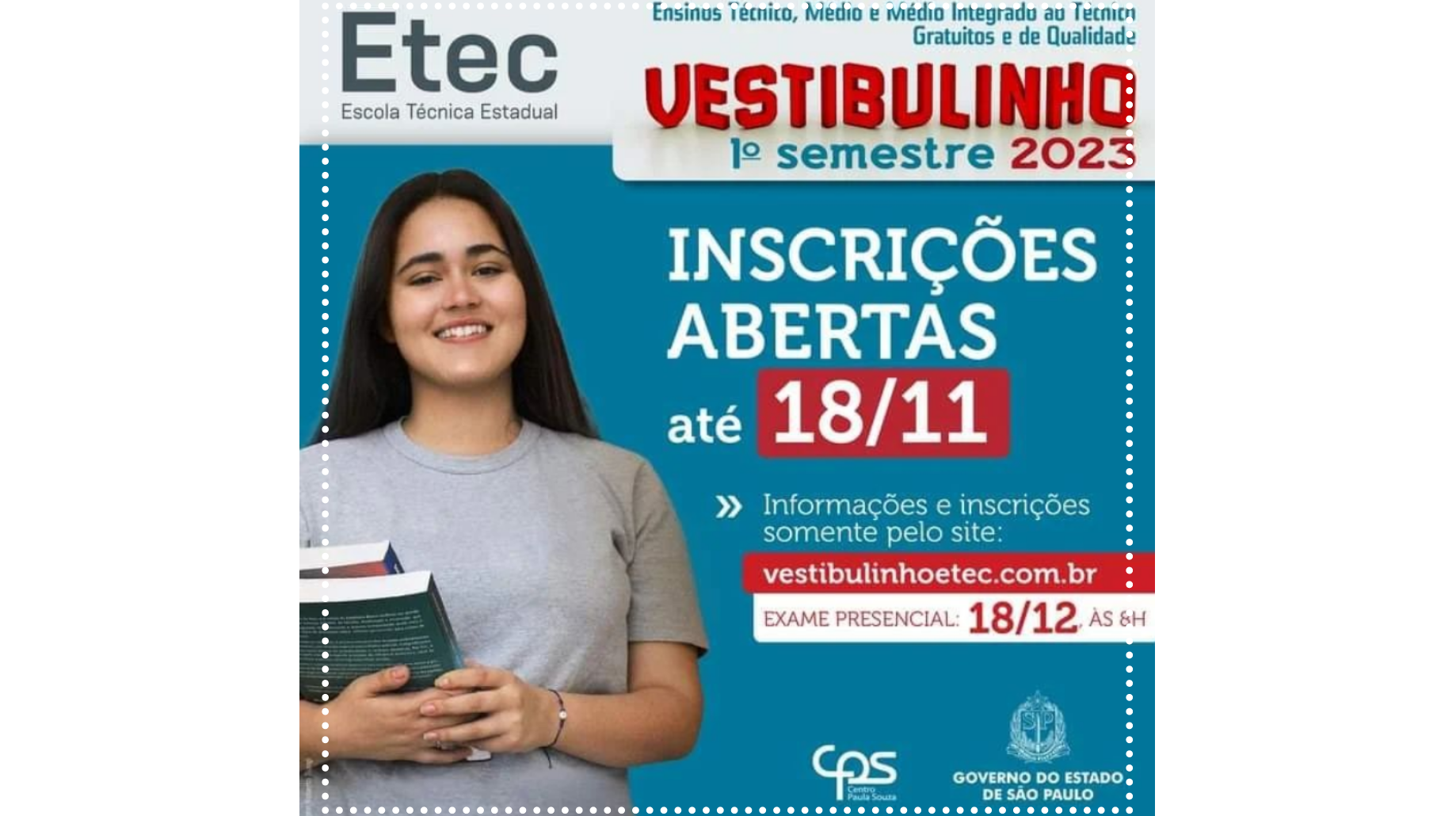 ETEC de Mirassol está com inscrições abertas para cursos técnicos